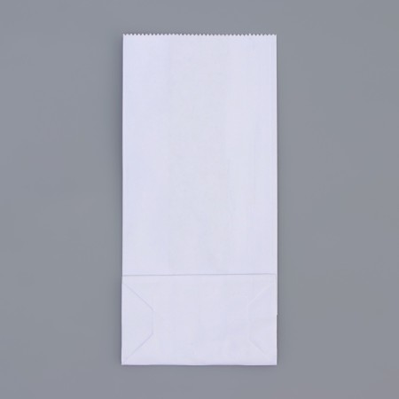 Craft package Paper bearing, white, rectangular bottom 8 x 5 x 17 cm-3