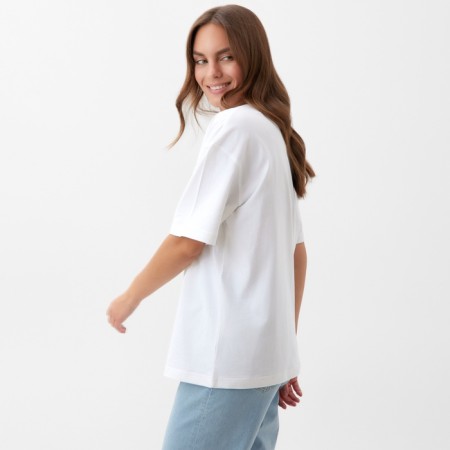 Women's T -shirt KAFTAN: BASIC Line col. White, rr 40-42-4