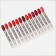 Gel nail polish "Red Boom", with sparkles, 3 phase, 8 ml, led/uv, color (77)