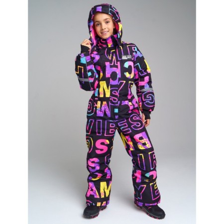 Winter overalls for a girl, height 134 cm-1