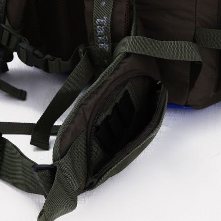 Tourist backpack, TAIF, 65 l, screed department, 3 outer pockets, khaki color-6
