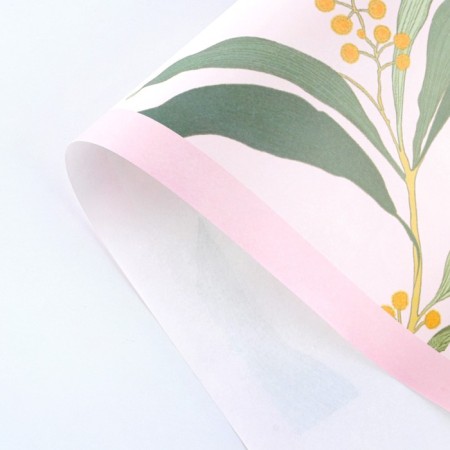 Packaging paper "Love", pink, 50 x 58 cm-2