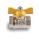 Ball the gas gas aqualink, PN 16, the inner/internal thread 1/2 ", butterfly, nickelir.