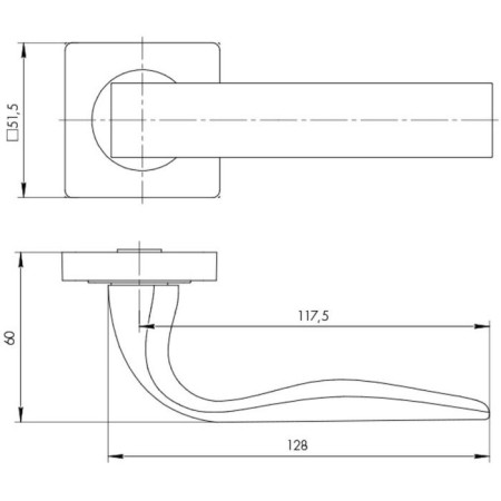 Separate handle Evo JK BL-24, black-1