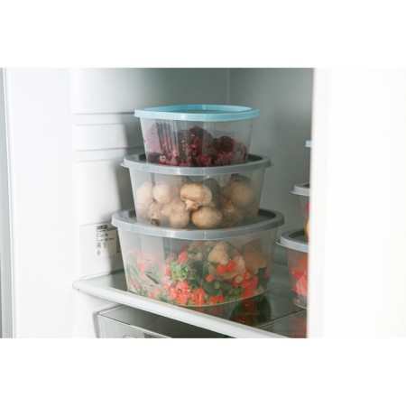 A set of food containers Ricco, 3 pcs: 230 ml, 500 ml, 900 ml, square, assorted color-9