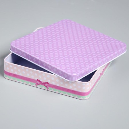 Diamond mosaic on a box, 14x14 cm, winx-1