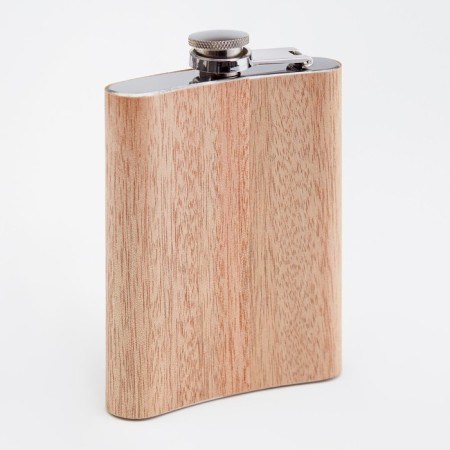 Alcohol flask, stainless steel, gift, 240 ml, 8 oz-1
