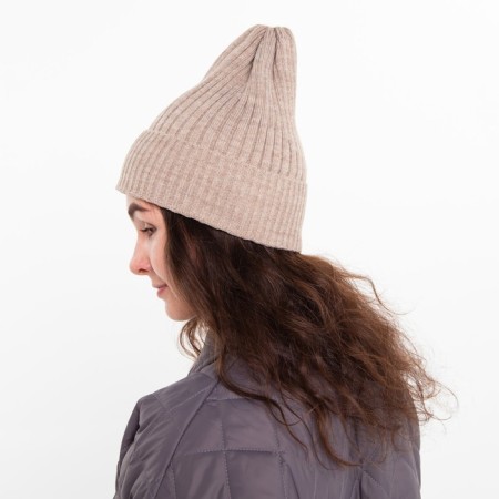 Female capacible hat, cocoa color, size 52-56