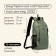Tourist backpack Maclay, 10 liters, green