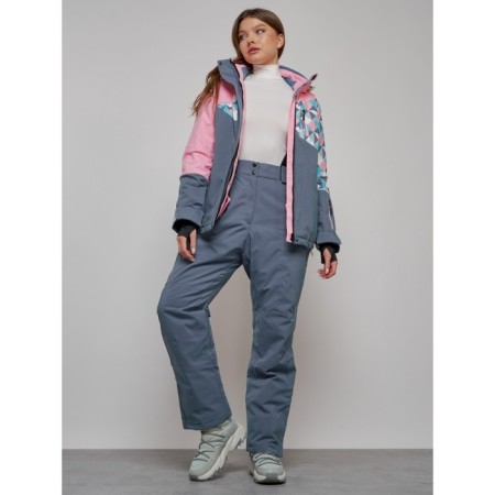 Ski suit female, size 50, pink color-22
