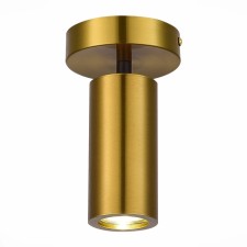 Ceiling lamp ST LUCE. SL1215.402.01. Talia. 1x5 W, GU10, 4000K, 10x10x15.5 cm, black color, brass