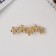 Hair hair clip "Olven" flowers, 6.5 cm, gold