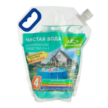 Aquadache basin "4 in 1 pure water", without chlorine, 3 liters
