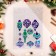 Stickers on the windows "New Year" Christmas tree toys, 50 x 30 cm