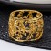 NOBLE napkin ring, 4.5 × 4.5 × 3 cm, gold color