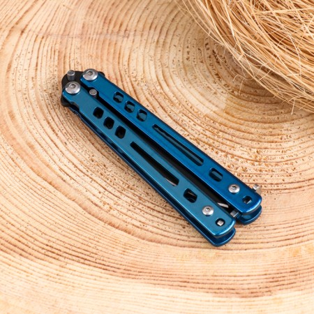 Balu knife "Wing" 16.5cm, blade 73mm/1.5mm, blue-2