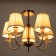 Avtal chandelier 5xe14 40w bronze 58x58x80 cm Bayerlux