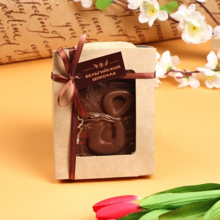 Chocolate figure "March 8. Spring ", 80 g