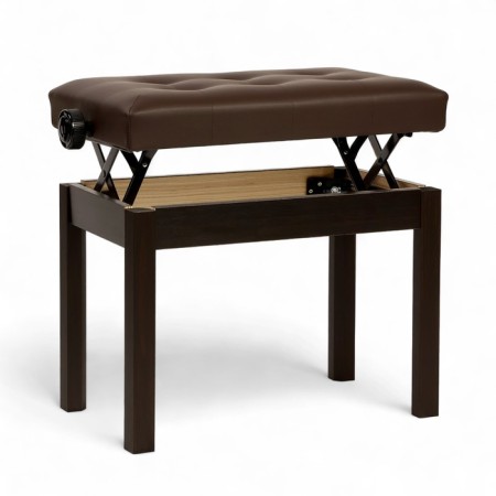 Music Life Piano Bange Sit 55 x 34, height 48-58 cm, brown-1