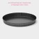 The form for baking the share "Jacqueline. Corrugated circle ”, 22 × 2.5 cm, removable bottom, anti -stick coating, black color