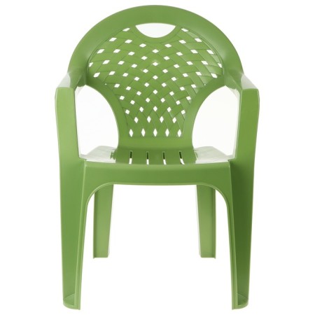 Armchair, 58.5x54x80 cm, Mix color (green)-4