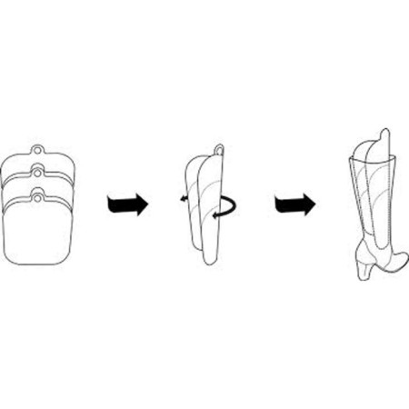 Form holder for shoes 40 × 28 × 0.2, black color-2