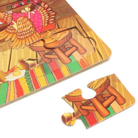 Pazle Book "Ryaba Kurochka", 2 in 1-5