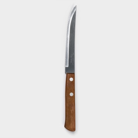 Kitchen knife "Tramontina Polywood" for meat, wooden handle with a polymer coating, a blade 12.5 cm-1