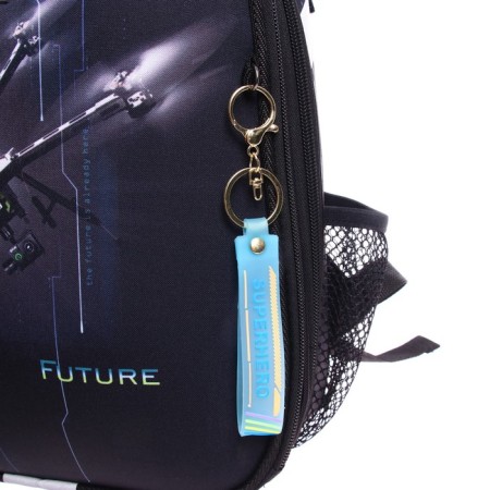 School backpack 38 x 30 x 16 cm, ergonomic back, stavia "drone"-7