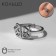 The ring "Fox" is the edge, the color is silver, dimensionless
