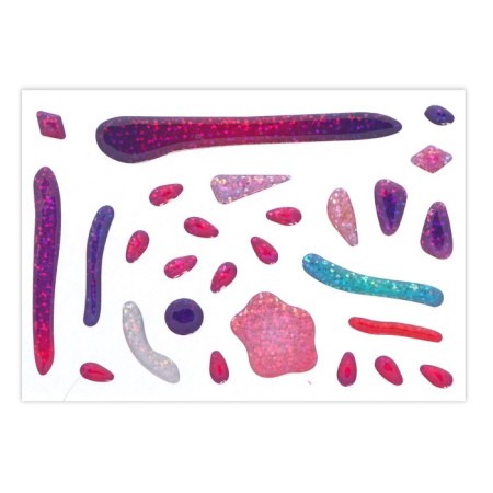 Mosaic with gel rhinestones "Fabulous unicorn"-3