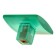 Handle button Plastic 003, plastic, green