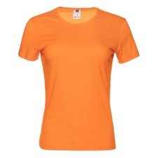 Female T -shirt, size 46, orange color