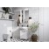 Aquaton Bacca Pro, 50 cm mirror, white color, oak somerset