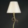 Taleser Mantra Paola, E27, 1x20W, 1730 mm, matte gold color