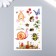 Tattoo on the body color "Snail in the forest" 12x7.5 cm