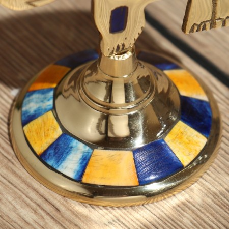 Summary "Elephant" 15 cm, brass-5