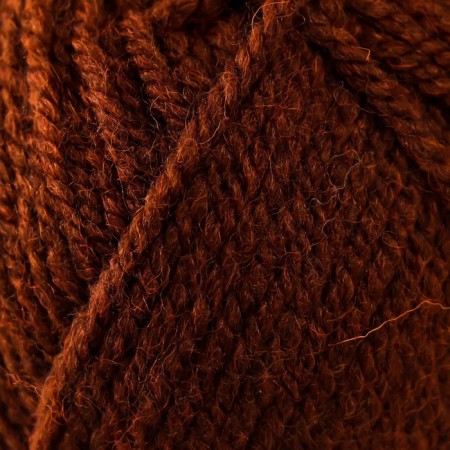 Gingerbread "Shetland" 30% wool Verdin, 70% acrylic 220m/100g (542 chocolate)-2