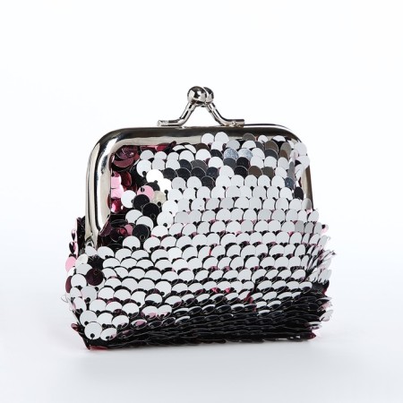 Wallet on the farmar, pink/white color-3
