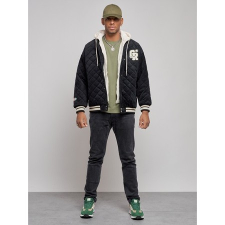 Male bomber, size 48, black color