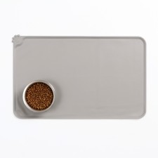 Silicone rug for a bowl, 47 x 30 cm, gray