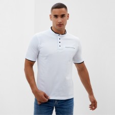T-shirt (Polo) Male Minaku Regular Fit: White color, rr 42