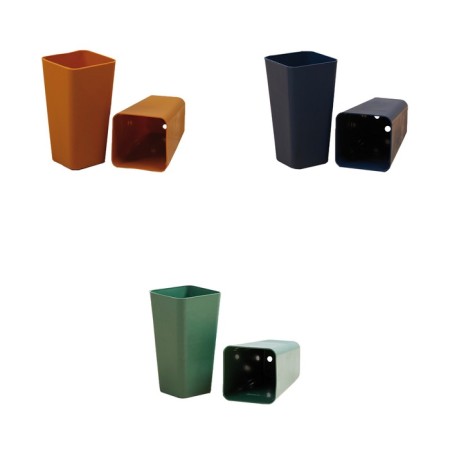 Pot for seedlings, 600 ml, D = 8.5 cm, h = 15 cm, mix, Greengo-8