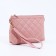 Bag Cross-Bodi with a zipper, pink color