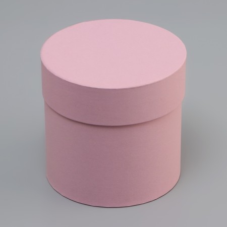 Set of round boxes 5 in 1 "dusty rose" 20 x 20 - 13 x 13 cm,-4