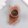 Handle for the casket Metal "Evil on the branch" Copper 5.2x2.2 cm