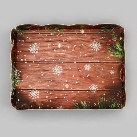 Cookie box, confectionery packaging, "believe in miracles", 14 x 10.5 x 2.5 cm, new year-4