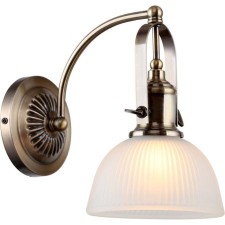 Wall lamp STILFORT 1002/05/01W Viva, 1x60W, 250x150x230 mm, antique bronze color