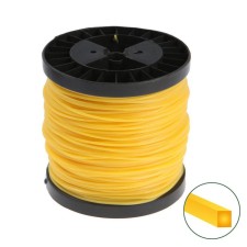 Fishing line for tundra trimmer, Square section, D = 2 mm, 170 m, nylon