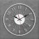 Watching clock, interior "loft 1", d-39 cm, silent